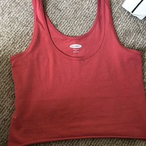 old navy cropped tank